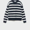 Gestreifter Strickpullover Gestreifter Strickpullover
