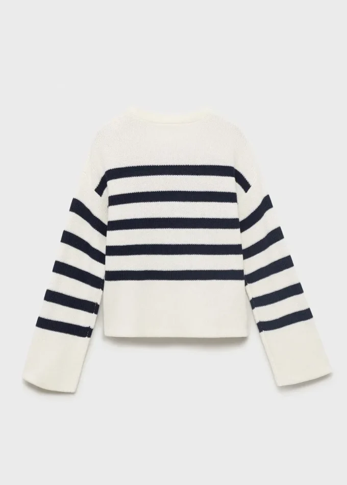Gestreifter Strickpullover Gestreifter Strickpullover