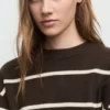 Gestreifter Strickpullover