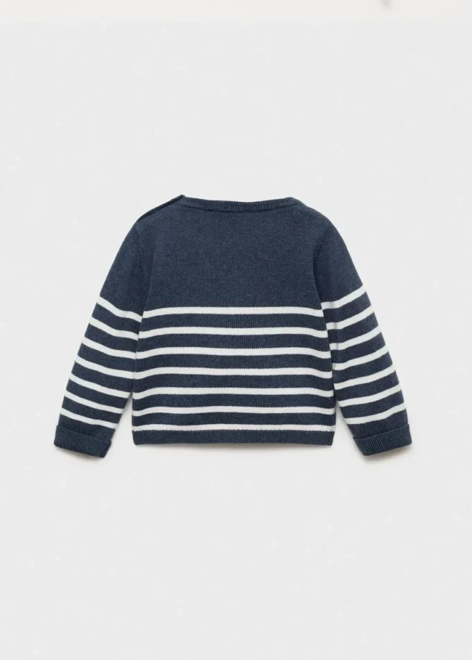Gestreifter Strickpullover Gestreifter Strickpullover