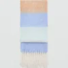 Gestreifter Strickschal Gestreifter Strickschal