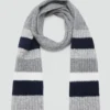 Gestreifter Strickschal Gestreifter Strickschal