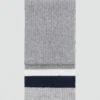 Gestreifter Strickschal Gestreifter Strickschal