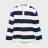 Gestreiftes Baumwoll-Poloshirt Gestreiftes Baumwoll-Poloshirt