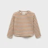 Gestreiftes Baumwoll-T-Shirt Gestreiftes Baumwoll-T-Shirt