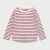 Gestreiftes Baumwoll-T-Shirt Gestreiftes Baumwoll-T-Shirt