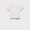 Gestreiftes Baumwoll-T-Shirt Gestreiftes Baumwoll-T-Shirt
