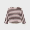 Gestreiftes Baumwoll-T-Shirt Gestreiftes Baumwoll-T-Shirt