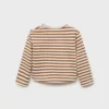 Gestreiftes Baumwoll-T-Shirt Gestreiftes Baumwoll-T-Shirt