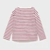 Gestreiftes Baumwoll-T-Shirt Gestreiftes Baumwoll-T-Shirt