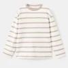 Gestreiftes Baumwoll-T-Shirt Gestreiftes Baumwoll-T-Shirt