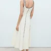 Gestreiftes Baumwollkleid Gestreiftes Baumwollkleid