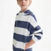 Gestreiftes Kapuzensweatshirt Gestreiftes Kapuzensweatshirt