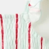 Gestreiftes Kleid mit Rüschen Gestreiftes Kleid mit Rüschen