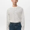 Gestreiftes Langarm-T-Shirt