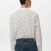 Gestreiftes Langarm-T-Shirt
