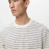 Gestreiftes Langarm-T-Shirt