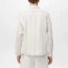 Gestreiftes Leinen-Overshirt Gestreiftes Leinen-Overshirt