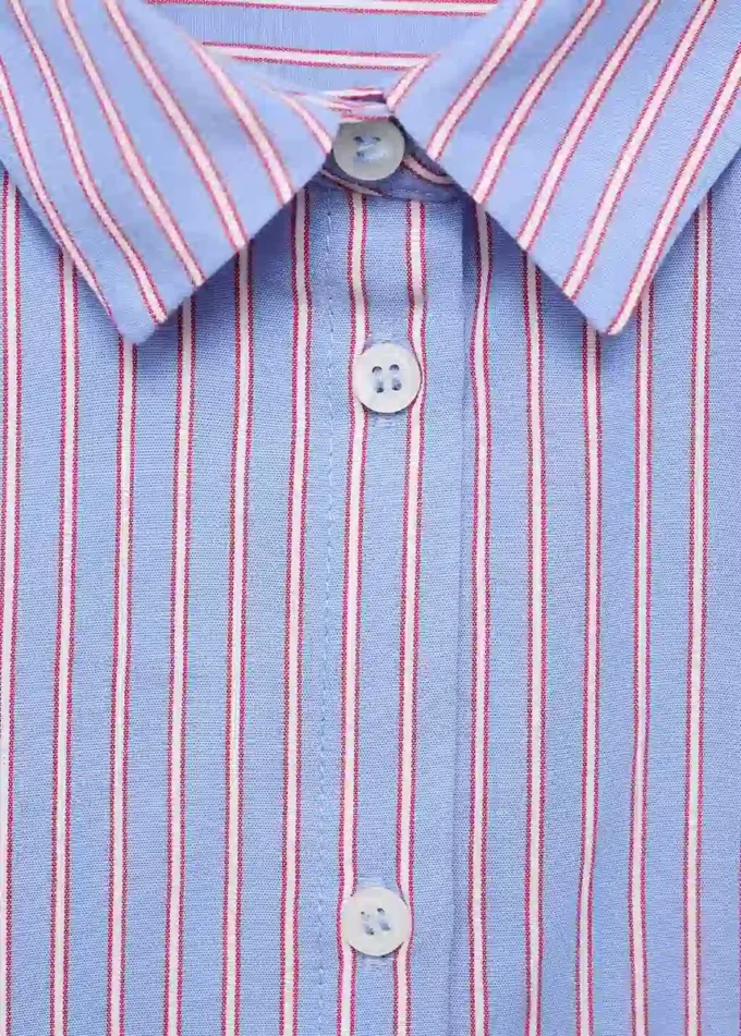 Gestreiftes Oversize-Hemd aus Baumwolle Gestreiftes Oversize-Hemd aus Baumwolle