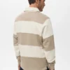 Gestreiftes Polo-Sweatshirt Gestreiftes Polo-Sweatshirt