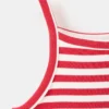 Gestreiftes Ripp-T-Shirt Gestreiftes Ripp-T-Shirt