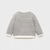 Gestreiftes Sweatshirt aus Baumwollmischung