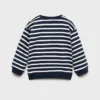 Gestreiftes Sweatshirt aus Baumwollmischung