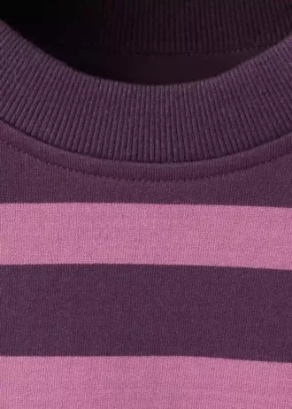 Gestreiftes Sweatshirt aus Baumwollmischung