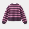 Gestreiftes Sweatshirt aus Baumwollmischung