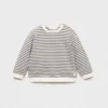 Gestreiftes Sweatshirt aus Baumwollmischung