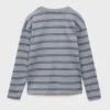 Gestreiftes T-Shirt mit Brusttasche Gestreiftes T-Shirt mit Brusttasche