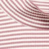 Gestreiftes T-Shirt mit gewelltem Saum Gestreiftes T-Shirt mit gewelltem Saum