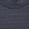 Gestreiftes T-Shirt mit gewelltem Saum Gestreiftes T-Shirt mit gewelltem Saum