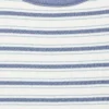 Gestreiftes T-Shirt mit kontrastierendem Kragen Gestreiftes T-Shirt mit kontrastierendem Kragen
