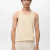 Gestreiftes T-Shirt mit Trägern