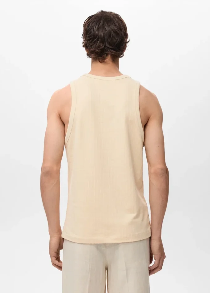 Gestreiftes T-Shirt mit Trägern