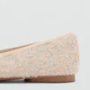 Glitzernde Ballerinas mit Schleife Glitzernde Ballerinas mit Schleife