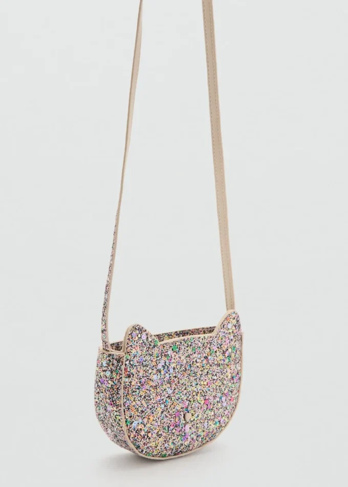 Glitzernde Katzenhandtasche Glitzernde Katzenhandtasche