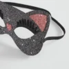 Glitzernde Katzenmaske Glitzernde Katzenmaske