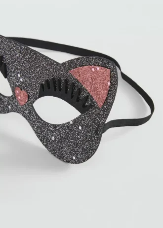 Glitzernde Katzenmaske Glitzernde Katzenmaske