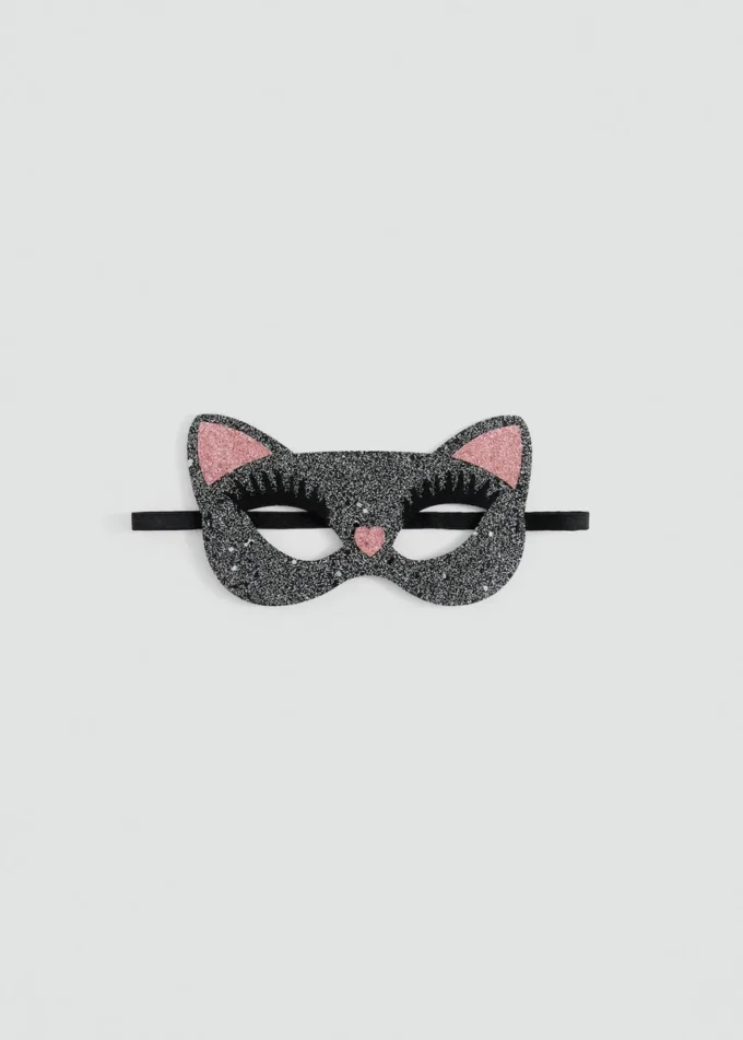 Glitzernde Katzenmaske Glitzernde Katzenmaske