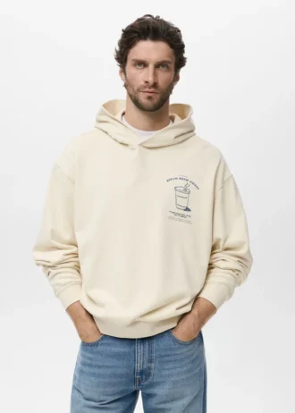 Grafisches Kapuzensweatshirt