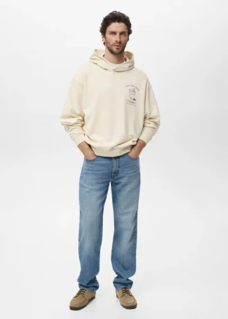 Grafisches Kapuzensweatshirt