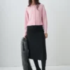 Grobe Strickjacke aus Wollmischung