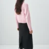 Grobe Strickjacke aus Wollmischung