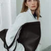 Große Lederschultertasche Große Lederschultertasche