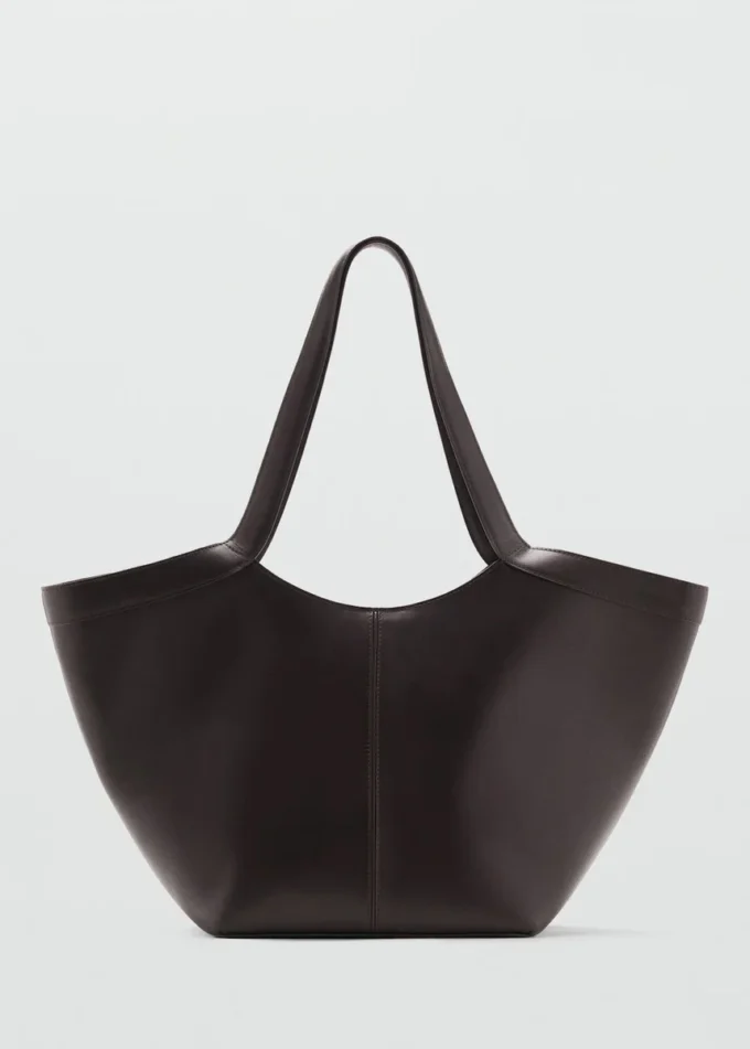 Große Lederschultertasche Große Lederschultertasche
