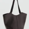 Große Lederschultertasche Große Lederschultertasche