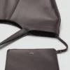 Große Lederschultertasche Große Lederschultertasche