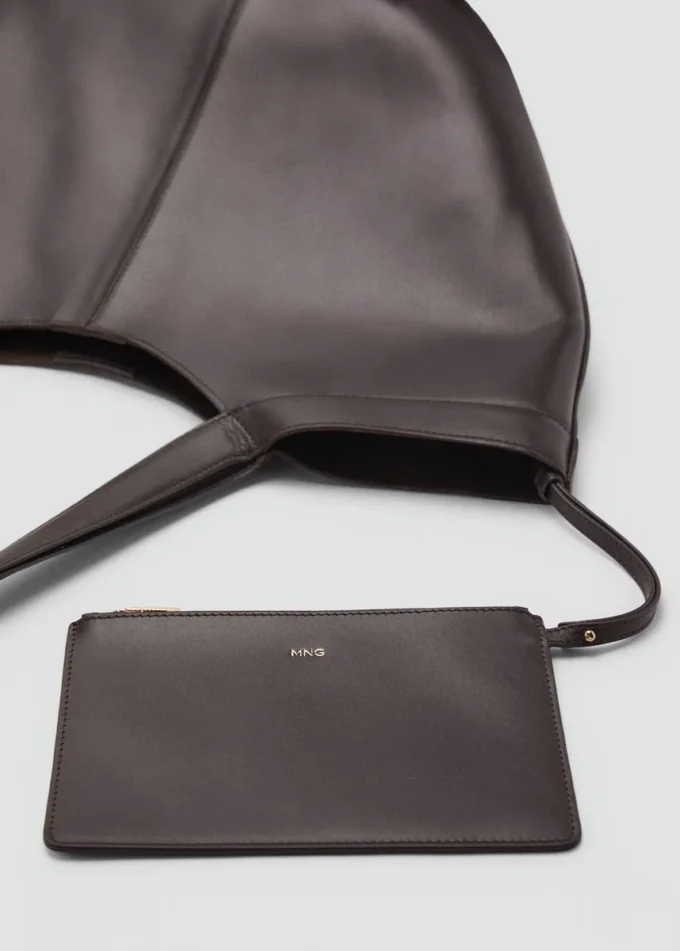 Große Lederschultertasche Große Lederschultertasche